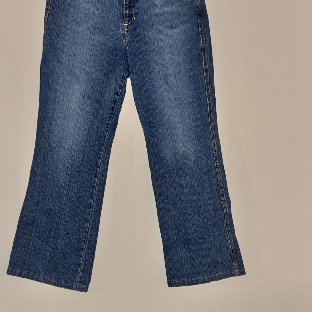 Y2K Floral Embroidered Jeans - Butterfly & Flower Details - Vintage Vibes